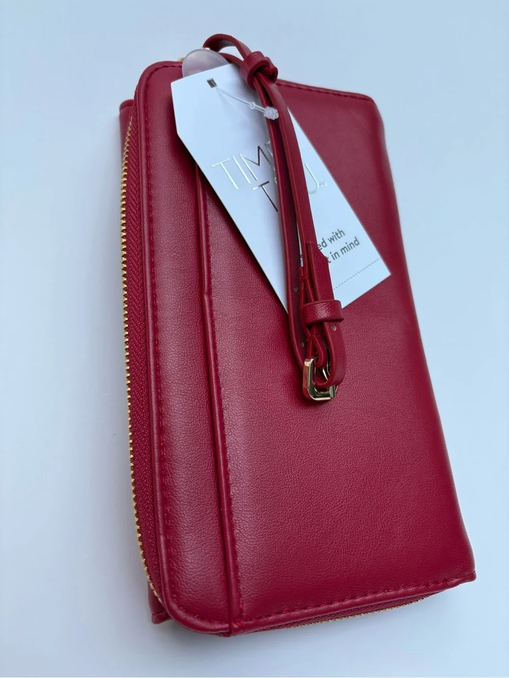 Time and Tru Red Wristlet Clutch wallet/ women’s wallet new